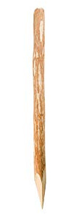 Zaunpfosten, Natur - Zaun Angespitzter, Holz-Zaunpfahl Rund Pfosten, Haselnuss Holz, Optional für Ihren Staketenzaun/Bauernzaun/Gartenzaun (H 120 cm)