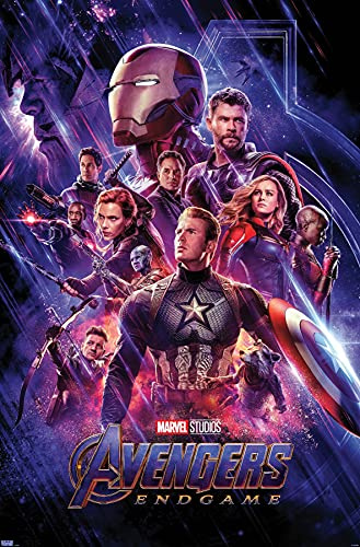 Trends International 24X36 Marvel: Avengers: Endgame - One Sheet Wall Poster, 24 x 36, Premium Unframed Version