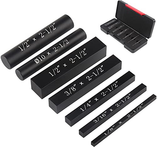 Set di 7 barre di precisione in alluminio per fresatore e sega da tavolo, accessori per la lavorazione del legno, barre con incisione laser