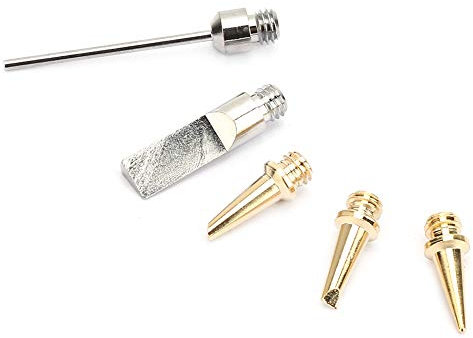 5 Pezzi Mini Punte per Saldatore Butano, HS-1115K Punte di Ricambio per Saldatore per Saldatura a Gas Accessori Universali per Saldatura a Gas