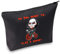 WZMPA Saw Horror Movie Cosmetic Makeup Bag Jigsaw Killer Fans Gift Do You Want to Play a Game Movie Makeup Zipper Pouch Bag for Friend Family, Play a Game