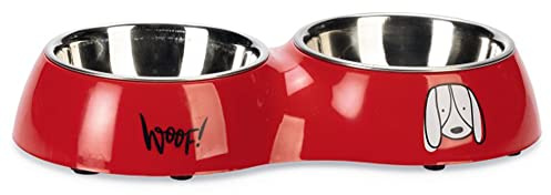 Karlie Hundenapf Jairo 440 ml rot Dinner Set 2 x 220 ml