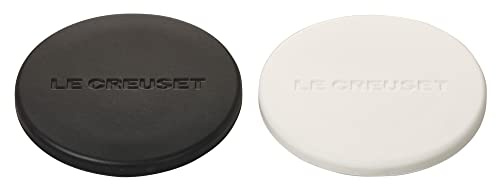 Le Creuset Lot de 2 capuchons de moulins noirs et blancs 30,5 cm