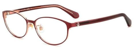 Kate Spade Ophelia/f 0AW/16 ROSEGOLD RED Eyewear Women's Titanium, Standard, 53