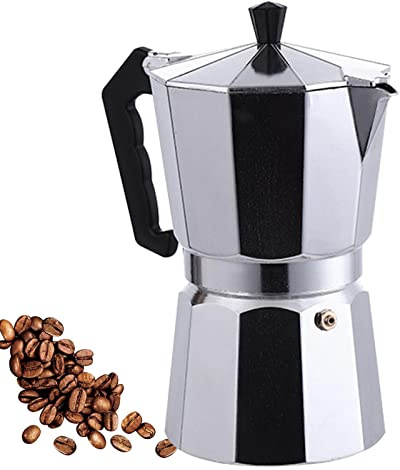 Rosixehird -Topf - Espresso- -Kanne im klassischen italienischen Stil | Mokkakanne für die Klassische italienische und kubanische Kaffeezubereitung