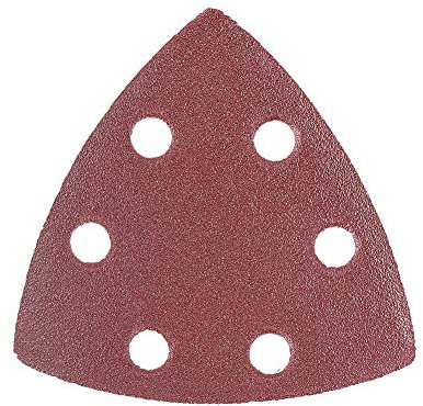Ferrex Outil Multifonction Ponceuse Craftsman Nextec Ponceuse Tête 61Pcs 90Mm 6 Trous Triangle Ponçage Pad Papier de Sable Oscillant Polonais Multi Outils