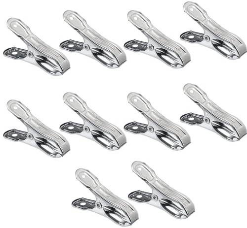 Clips de jardín para invernadero, ganchos de metal, pinzas de acero inoxidable para sujetar cubiertas de plantas y ropa