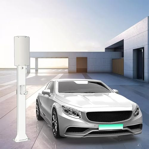 Colonnina Ricarica auto Elettrica, Piedistallo del Connettore del Caricatore EV, Nuova Pila di Ricarica di Veicoli Energetici, Adattatore a cavo Montato per EV per il Supporto del Caricatore Tesla(Wit