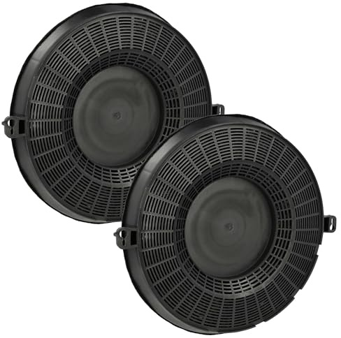 vhbw 2x aktivt kolfilter kompatibelt med AEG DUB 1610 W, DUB16 30M, DUB 1611 M, DUB 1620 M, DUB 1630 M, DUB1611M, DUB1620M köksfläktar