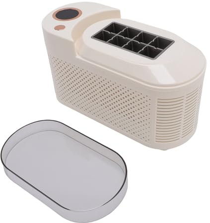 Desktop Ice Maker Countertop Ice Maker 8 Cubi Portatile Pellet Automatico Macchina per il Produttore di Ghiaccio Desktop Brinno a Masticare Macchina per Produttore di Ghiaccio Masticato il (Spina