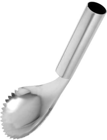 Luxshiny Cucchiaio Levatorsoli per Zucca in Acciaio Resistente Piccolo Portatile Utensile da Cucina per Rimuovere Semi e Torsolo Facile da Usare in Casa e Cucina