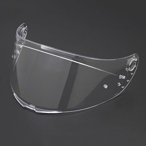 Yofab Motorcycle Helmet Visor Replacement for MT V-14, Full Face Helmet Shield, Anti‑Scratch & Windproof Motorcycle Helmet Lens for Cycling or Touring,H Transparent