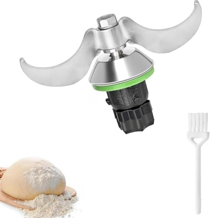 Neuytiky Teigmesser für TM5 TM6,Ersatzteile für Messer,Edelstahl-Teigmischmesser,Kompatibel mit TM5,TM6 Küchenmaschine