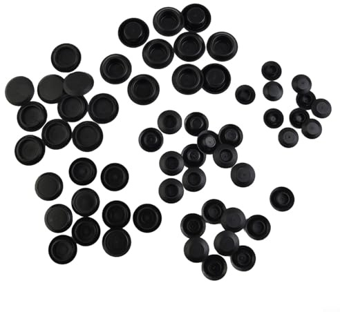 Wenyouya Lot de 60 bouchons de trou en plastique pour voiture, assortiment de réparation de tôle de carrosserie, montage encastré centre 1,27 cm, 3/4, 3/8, 7/8, taille A11748 A11747 A11746 A14923