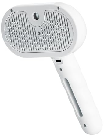 Spritz Brush Comb - USB Rechargeable Cat Steaming Brush, 35ml Water Tank, Dog Hair Remover & Pet Spray Tool, High-Performance Indoor Grooming Accessory, For Cats Dogs Home Use