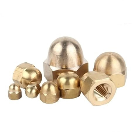 Tuerca ciega de latón macizo, Tuercas ciegas de latón M3-M16 (paquete)(M10 2pcs)