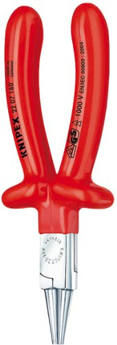 Knipex 2207160 Rundzange, 1000 Volt, 16,25 cm