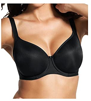 Fantasie Smoothing Moulded Balcony Bra Black Black 36DD