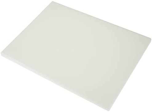 Metaltex - Tabla Profesional de Cocina Corte, Polietileno, color Blanco, 38 x 28 x 1,5 cm