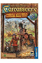 Giochi Uniti Carcassonne, Brettspiel, 2 bis 5 Spieler, Ab 72 Jahren, Klassisch, Mehrfarbig