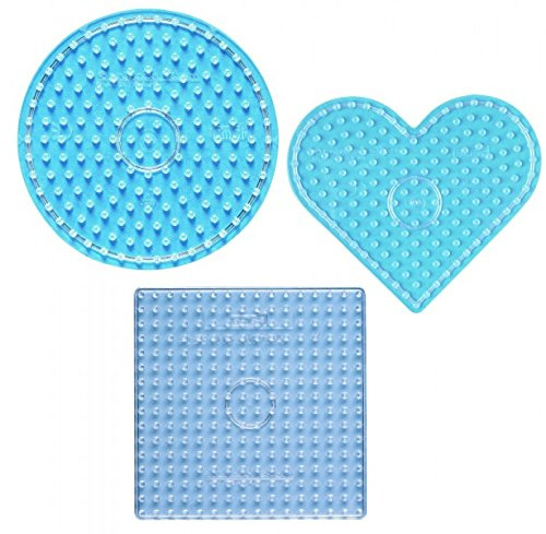 Hama Stiftplatten Set Basic transparent für Maxi-Bügelperlen