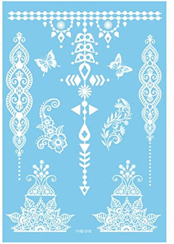 EROSPA® Tattoo-Bogen temporär - Hochzeit Gothic Hand Arm Handstulpen Henna