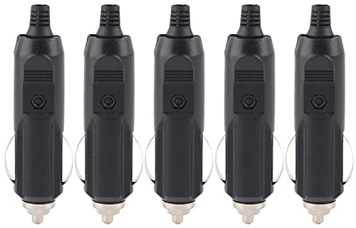 5 Pezzi 5A Presa Connettore Maschio per Accendisigari Con indicatore Luminoso Tensione di Uscita 12V 24V
