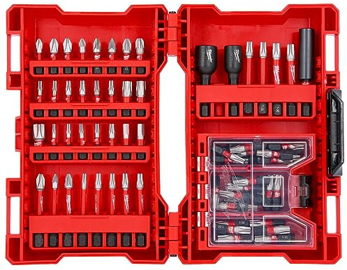 Milwauke SHOCKWAVE Set Bohren & Schrauben 75-teilig