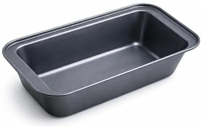 AEX Non-Stick Loaf Tin Durable Bread Tin & Bread Pan for Home Baking - Meat Loaf & Pound Cake Bakeware - Handwashable Oven & Freezer Safe Cake Tins for Baking - Black