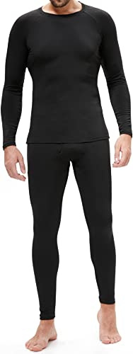 BenBoy Biancheria Intima Termica Uomo Set di Biancheria Funzionale Intima Traspirante Base Layer Invernale Termiche Abbigliamento Termico Intimo per Sci Ciclismo Corsa