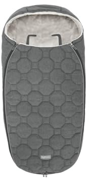 Saco de Invierno para Cochecito Inglesina, Stone Grey, Acolchado, Cálido y Confortable, Protección contra el Frío y Seguridad, Compatible con cochecitos Inglesina