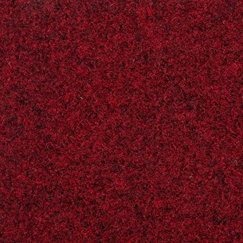 Nadelfilz Teppichfliesen 50x50 selbstliegend Nadelvlies Teppichfliesen rot ideal als Büro und Messeboden Schatex Filzfliesen selbstliegend 1m² = 4 Fliesen