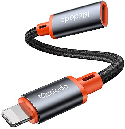mcdodo Adaptador USB C a Lightning Lightning USB C Aadapter 3 en 1 OTG sincronización de datos carga USB C hembra a conector i-OS, compatible con iPhone 14 13 12 11 Pro Max/X/XS/XR/8 Plus/7 Plus