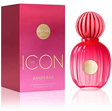 Banderas The Icon Woman Eau de Parfum für Damen – Langanhaltend – Eleganter, raffinierter und sinnlicher Duft – Vanille-, blumige und fruchtige Noten – Ideal für besondere Anlässe – 50 ml