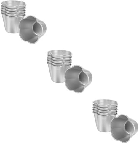 BESTonZON 18pièces Moules à Gâteau De Moules à Muffins Et Pudding Outils De Pâtisserie Résistants Chaleur Pour Desserts Maison