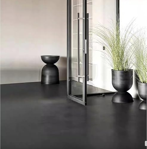 Super Solu Vinylboden Klicksystem, Vinylfliesen, Steinoptik Bodenbelag, 610 x 305 x 6 mm, PVC Klick-Vinyl Bodenbelag (Fliesenoptik-anthrazit)