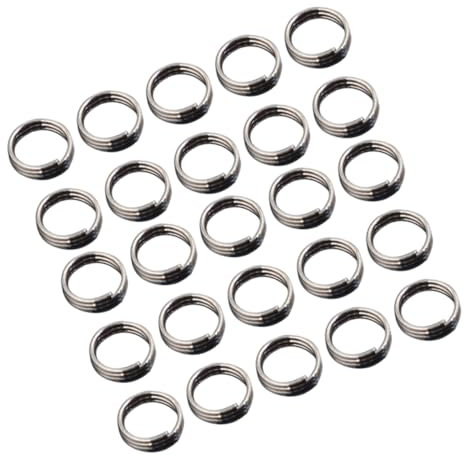 Supvox 100 Metall O-Ringe Zinklegierung Wellenringe Flugring Sicherungsringe Dartschutz Zubehör Für Steeldart Flight Heckflossen Befestigung