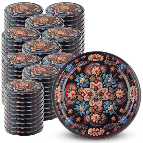 KADAX 100er Set Schraubdeckel TO82 ⌀ 82mm Symmetrische – Twist-Off Ersatzdeckel für 235-900ml Einmach- & Marmeladengläser | Luftdicht & Spülmaschinenfest
