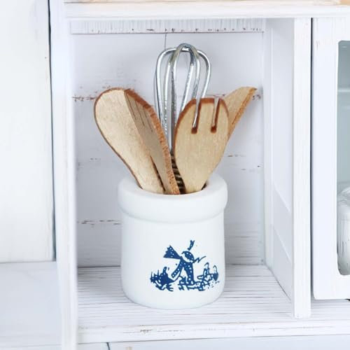 Dollhouse Miniature Kitchen Utensils Set, Realistic Cooking Tools for Mini Kitchen Decor