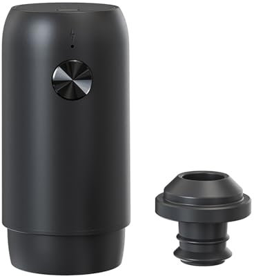 Electric Wine Saver Pumps with Reusable Vacuum Wine Stoppers Rechargeable Automatic Wine Bottle Sealer Preserver for Wine