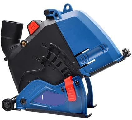 EDEDE Absaughaube für Winkelschleifer 125 mm Schneidschutz mit Doppelklingen DIY-Qualität for Winkelschleifer