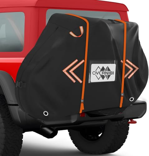 OVCRNIBI Bike Cover for Transport on Rack,600D Waterproof &Tear resistant Bicycle Covers for 1,2 Bikes on Rear Bike Rack,Heavy Duty Rain Dust with licence plate pocket for Car Hitch Travel