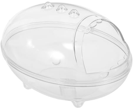 HOUDERCO Hamster Bathroom Sand Bath Box Small Animal Toilet Sandbox for Hamsters Mice and Other Pets Easy to Clean Safe Materials Space-saving Design