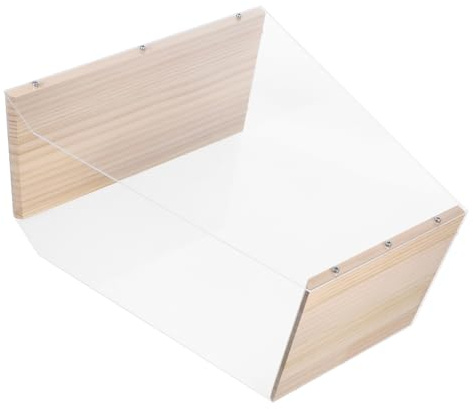 GLEAVI Transparenter Schallplatten Schrank für Dvds und Vinyl | Acryl Front, Modernes Design, Platzsparende Aufbewahrung, für Wohnzimmer und Schreibtisch