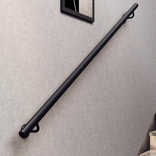 YYRHD-CZ Pasamanos De Escalera De Pared, Ajustable, Redondo, De 30 A 600 Cm, Ideal For Lofts Y Porches(17ft/510cm)