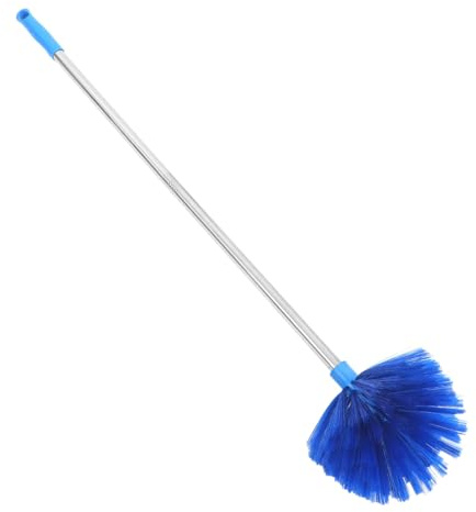 UTHCLO Plumeau Toile Araignée Télescopique 0,9 M Manche Acier Inoxydable Léger Brosse à Toiles D'araignée Intérieur Extérieur Manche Extensible 2 Sections Nettoyage Couleur Aléatoire