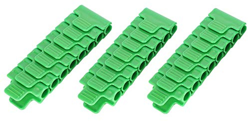 Almeigrity 24 Piezas Abrazadera de Clip de Película de Invernadero de Plástico Herramienta de Jardinería Accesorios de Invernadero para Tubo de 11 Mm
