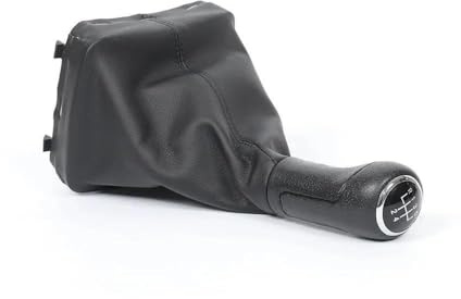 Autoteile Auto Schaltknauf Hebel Schalthebel Schaltsack Kofferraum Abdeckung Ersatz für Polo 9N 9N2 2002-2009 (C 5 Gänge) (D 5 Gänge)