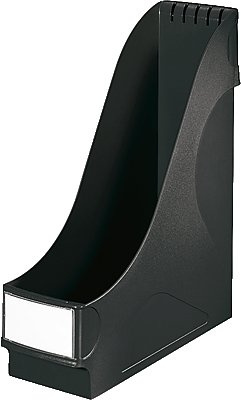 8er Sparpack Leitz 2425 Stehsammler, extrabreit, A4, sehr stabil und standsicher (8, schwarz)