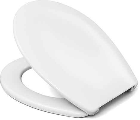 HARO OCEAN Objekt-WC-Sitz mit Deckel, Edelstahl-Scharniere B0302Y mit Fastfixmutter, weiss